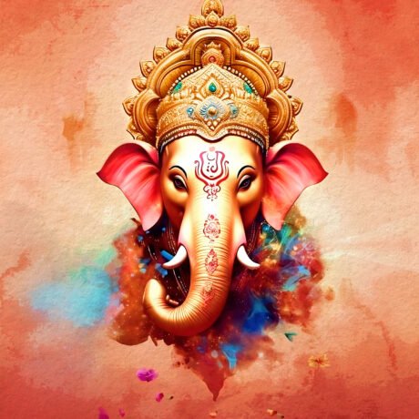 Ganapati's Graceful Radiance